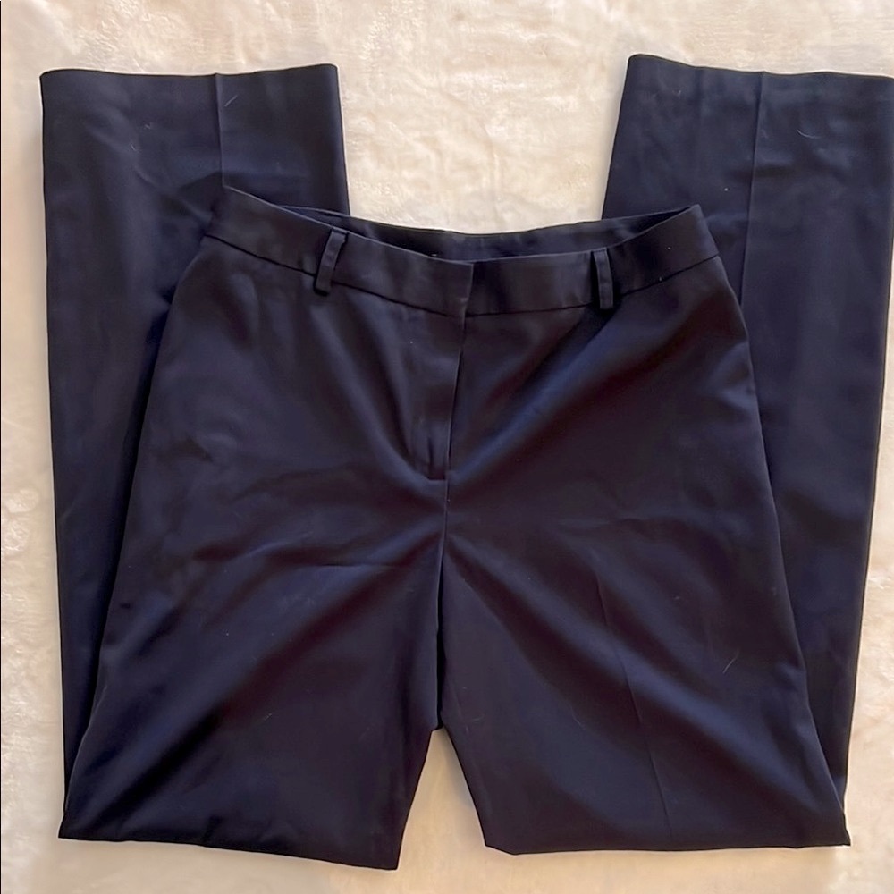 Women’s AK ANNE KLEIN Stretch Dress Pants, Navy size 8